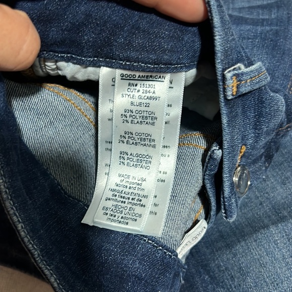 Good American Women's Good Legs GLCA899T Skinny Cropped Ankle Denim Jeans 8/29 - Picture 10 of 10